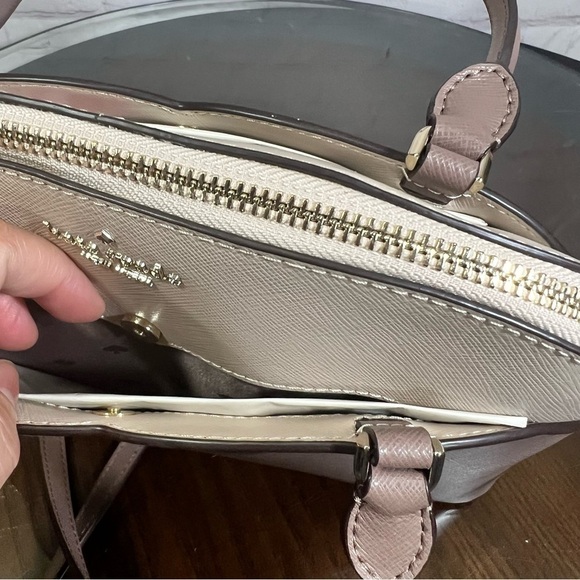 KATE SPADE Payton Medium Dome Satchel in Neutral Colors Nwt Perfect Spring bag - Picture 13 of 16